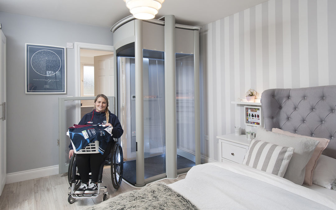 Bouncing back: Priceless independence for injured mother of two after breaking her back in rugby accident